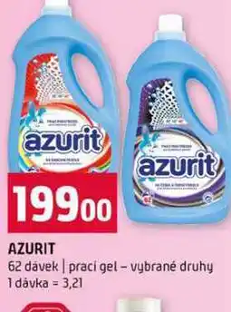 Terno AZURIT azurit 62 dávek prací gel vybrané druhy nabídka