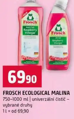 Terno FROSCH ECOLOGICAL MALINA 750-1000 ml univerzální čistič vybrané druhy nabídka
