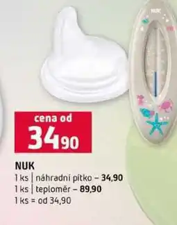 Terno NUK 1 ks náhradní pítko 1 ks teploměr nabídka