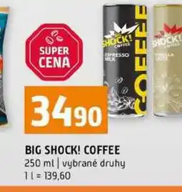 Terno BIG SHOCK! COFFEE 250 ml vybrané druhy nabídka