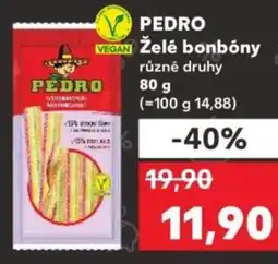 Kaufland PEDRO Želé bonbóny nabídka