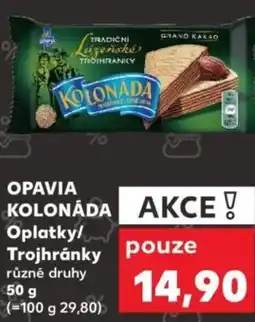 Kaufland OPAVIA KOLONADA Oplatky/ Trojhránky nabídka