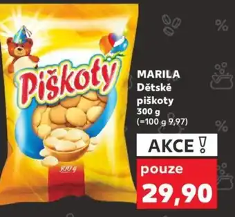 Kaufland MARILA Dětské piškoty nabídka
