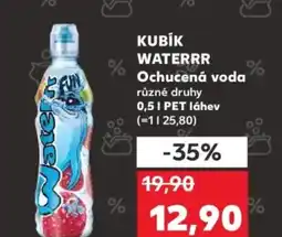 Kaufland KUBÍK WATERRR Ochucená voda nabídka