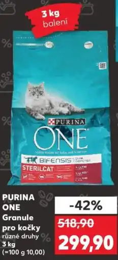 Kaufland PURINA ONE Granule pro kočky nabídka