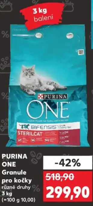 Kaufland PURINA ONE Granule pro kočky nabídka