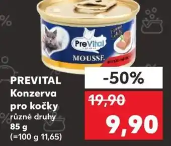 Kaufland PREVITAL Konzerva pro kočky nabídka