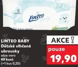 Kaufland LINTEO BABY Dětské vlhčené ubrousky nabídka
