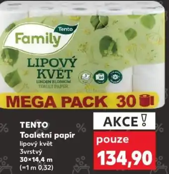 Kaufland TENTO Toaletní papír nabídka