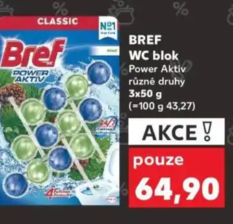 Kaufland BREF WC blok nabídka