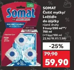 Kaufland SOMAT Čistič myčky/ Leštidlo do myčky nabídka
