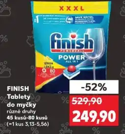 Kaufland FINISH Tablety do myčky nabídka