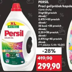 Kaufland PERSIL Prací gel/prášek/kapsle nabídka