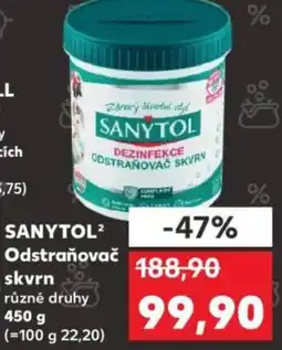 Kaufland SANYTOL Odstraňovač skvrn nabídka