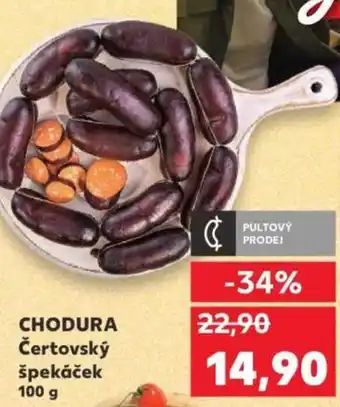 Kaufland CHODURA Čertovský špekáček nabídka