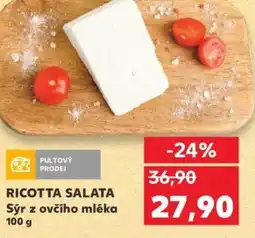 Kaufland RICOTTA SALATA Sýr z ovčího mléka nabídka