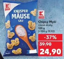 Kaufland Chipsy Myši nabídka