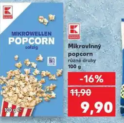 Kaufland Mikrovlnný popcorn nabídka