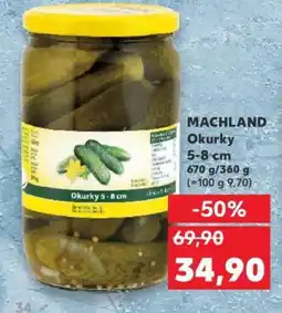 Kaufland MACHLAND Okurky 5-8 cm nabídka