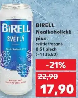 Kaufland BIRELL Nealkoholické pivo nabídka