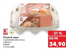 Kaufland Čerstvá vejce nabídka