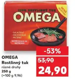 Kaufland OMEGA Rostlinný tuk nabídka