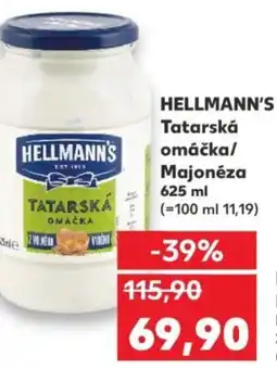 Kaufland HELLMANN'S Tatarská omáčka/ Majonéza nabídka