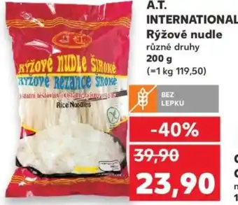 Kaufland A.T. INTERNATIONAL Rýžové nudle nabídka