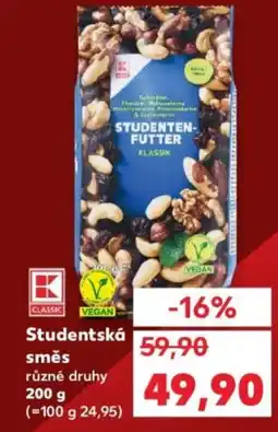 Kaufland Studentská směs nabídka