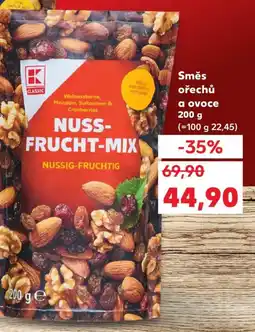 Kaufland Směs ořechů a ovoce nabídka