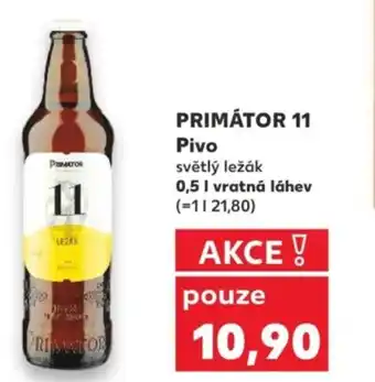 Kaufland PRIMÁTOR 11 Pivo nabídka