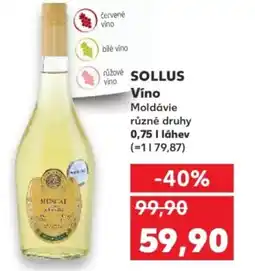Kaufland SOLLUS Vino nabídka