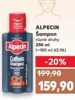 Kaufland ALPECIN Šampon nabídka