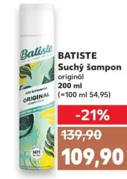 Kaufland BATISTE Suchý šampon nabídka