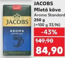 Kaufland JACOBS Mletá káva nabídka