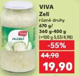 Kaufland VIVA Zeli nabídka