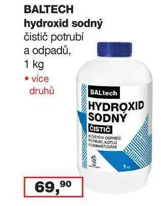 Ráj drogerie BALTECH hydroxid sodný nabídka