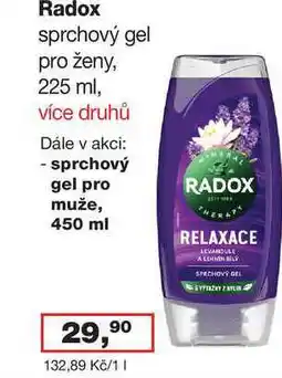Ráj drogerie Radox nabídka