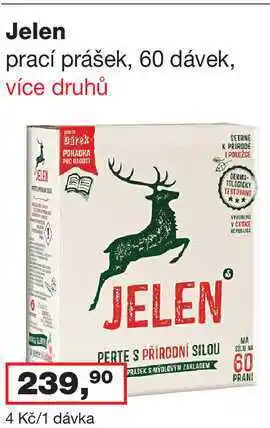Ráj drogerie Jelen 60 dávek nabídka