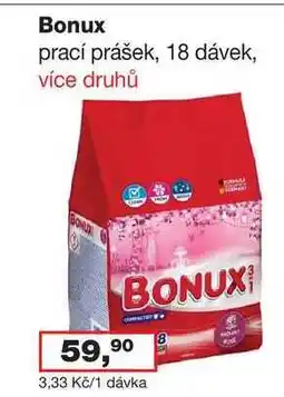 Ráj drogerie Bonux 18 dávek nabídka