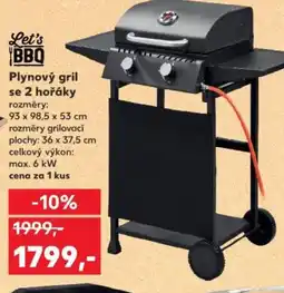 Kaufland Plynový gril se 2 hořáky nabídka