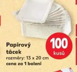 Kaufland Papírový tácek nabídka