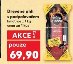Kaufland Dřevěné uhlí s podpalovačem nabídka