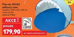 Kaufland Pop-up dětský plážový stan nabídka