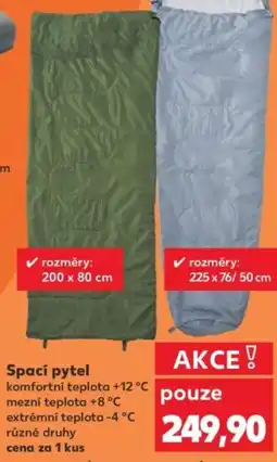 Kaufland Spací pytel nabídka