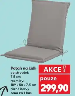 Kaufland Potah na židli nabídka