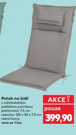 Kaufland Potah na židli nabídka