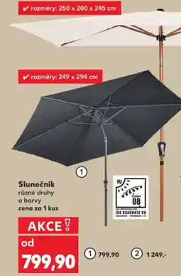 Kaufland Slunečník nabídka