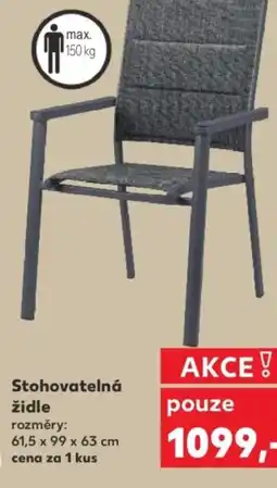 Kaufland Stohovatelná židle nabídka