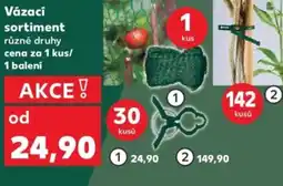 Kaufland Vázací sortiment nabídka